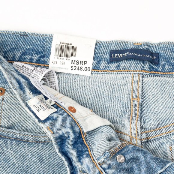 NWT LEVIS 501 Levi's Made & Crafted Skinny Indigo - Picture 3 of 13
